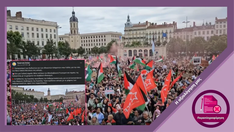 Ψευδής ισχυρισμός ότι βίντεο με σημαίες της Παλαιστίνης δείχνει πανυγηρισμό για τα αποτελέσματα των εκλογών στη Γαλλία